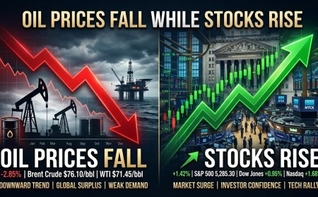 Oil prices drop while stocks climb as the U.S. moves toward ending the Iran war.